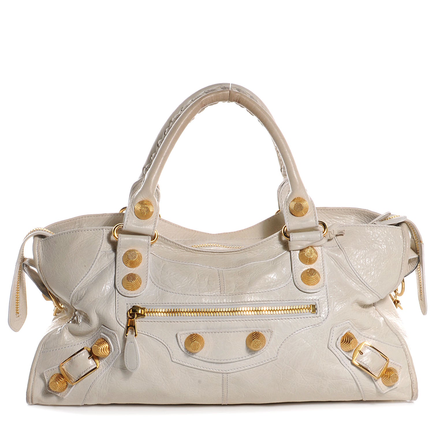 Balenciaga Agneau Giant 21 Gold Hardware Part Time White 1 of 7
