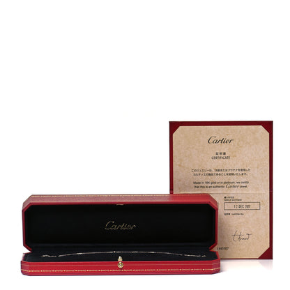 Cartier 18K White Gold Diamond XS D'Amour Bracelet 5 of 5
