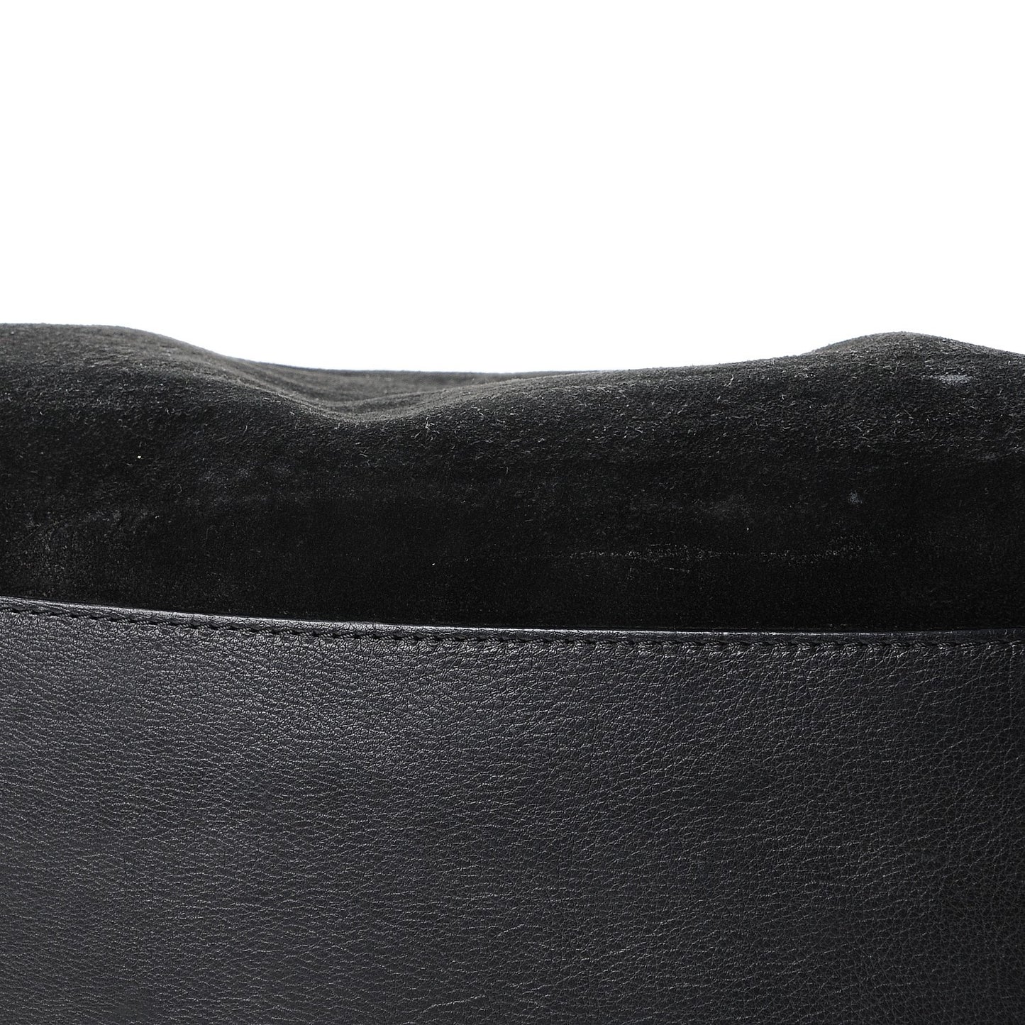 Suede Calfskin Large Antigona Black
