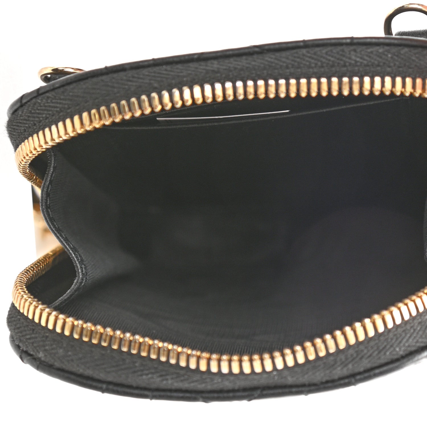 Christian Dior Lambskin Cannage Lady Dior Phone Holder Black 5 of 9