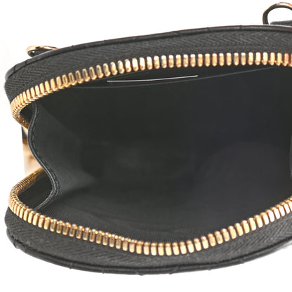 Christian Dior Lambskin Cannage Lady Dior Phone Holder Black 5 of 9
