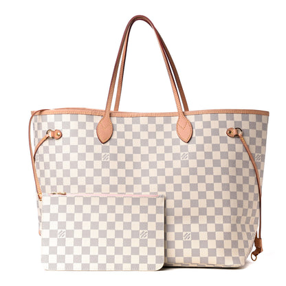 Louis Vuitton Damier Azur Neo Neverfull GM Rose Ballerine 1 of 4