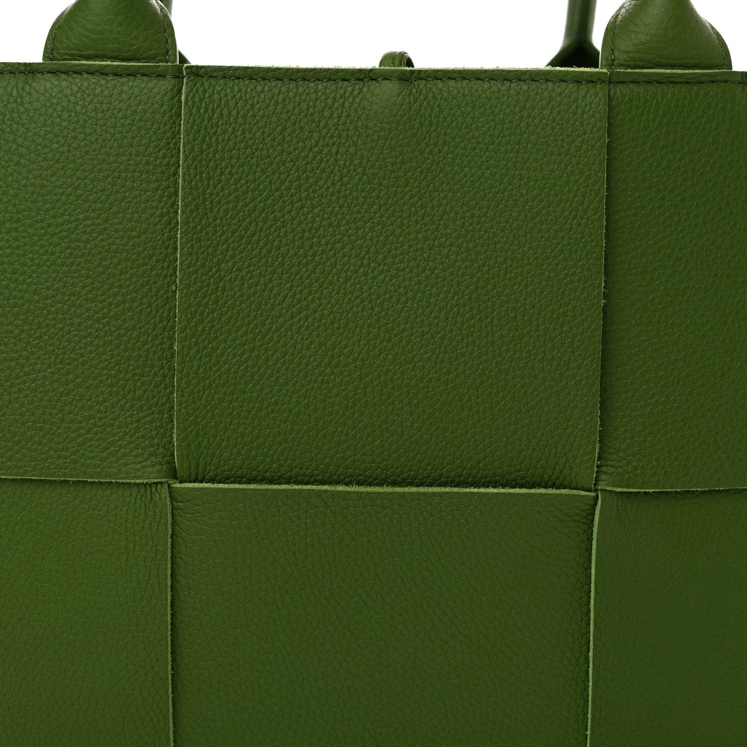 Bottega Veneta Grained Calfskin Intrecciato Small Arco Tote Avocado 9 of 11