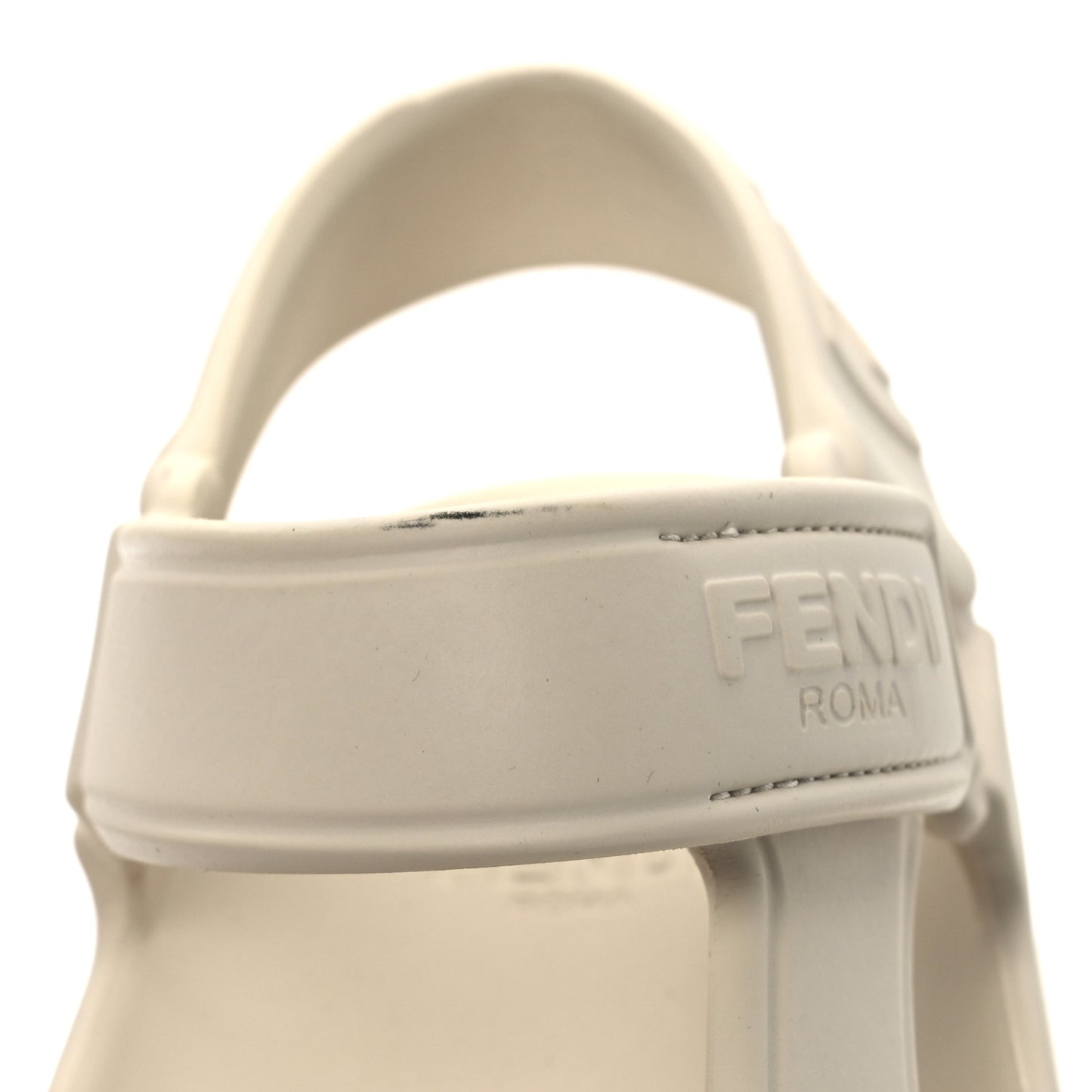 Rubber FF Sporty Hiker 25mm Sandals 37 Chalk