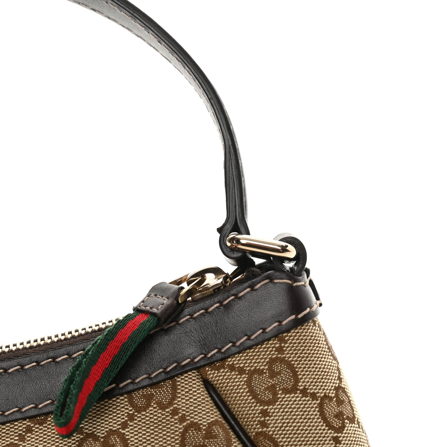 Monogram Small Mayfair Shoulder Bag Dark Brown