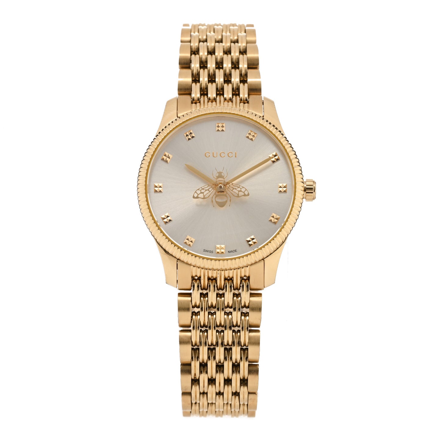 Stainless Steel 29mm G-Timeless Bee Quartz Watch Gold