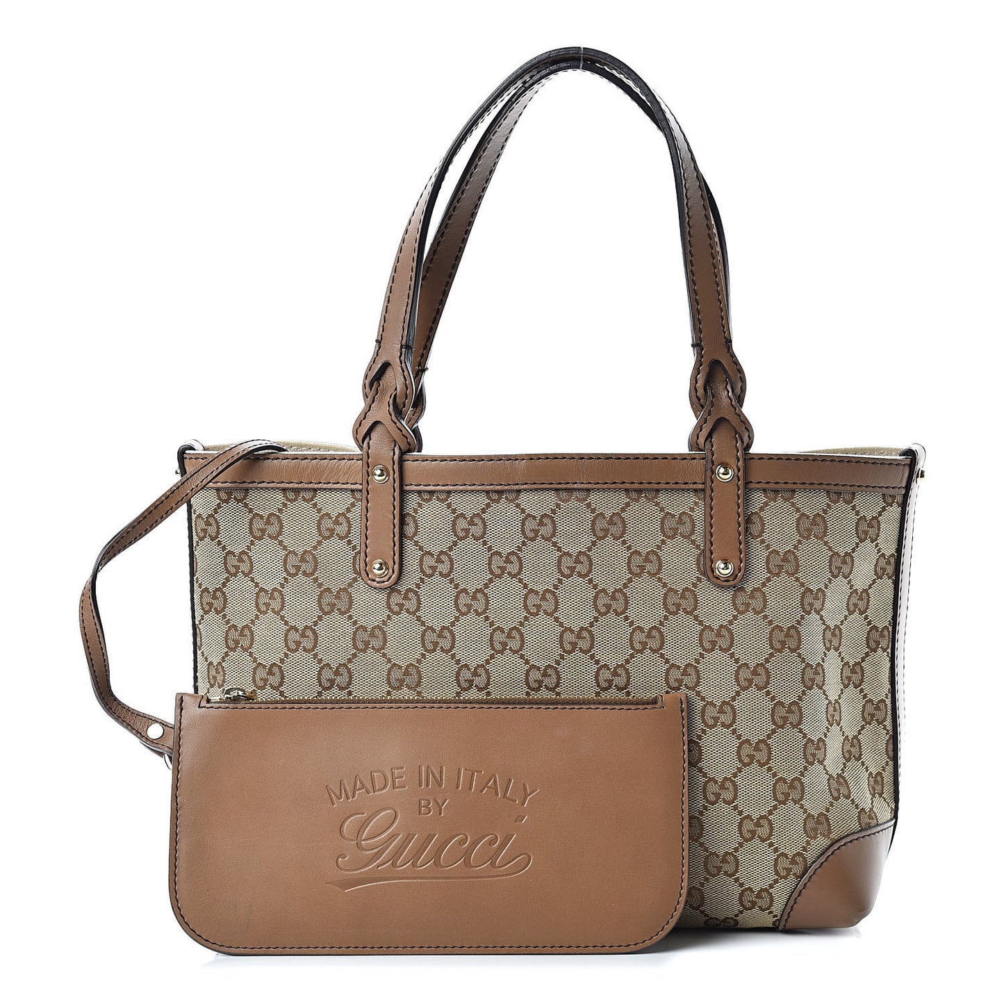 Monogram Small Craft Tote Light Brown