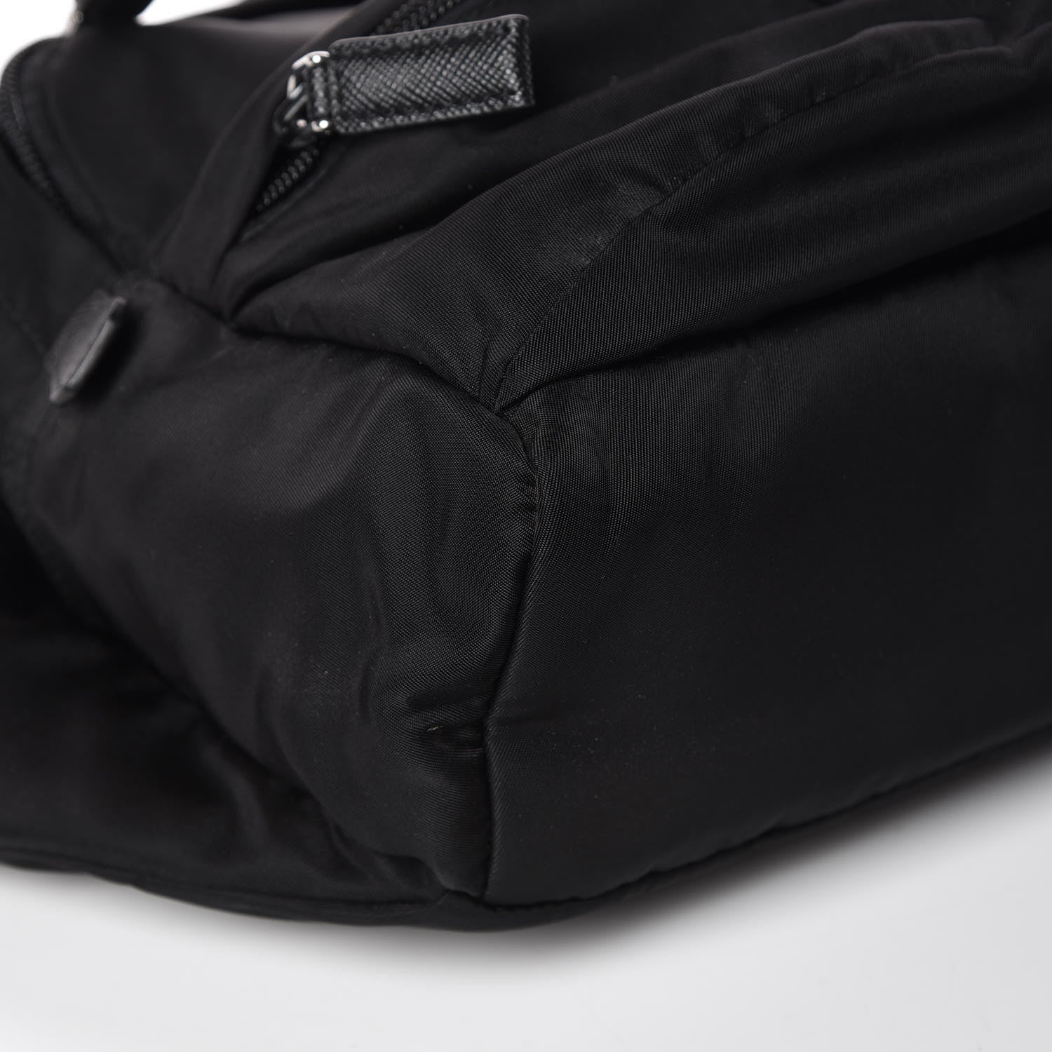 Prada Tessuto Nylon Saffiano Belt Bag Black 5 of 8