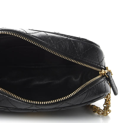 Chanel Aged Calfskin Quilted Mini Reissue Camera Case Black 7 of 10