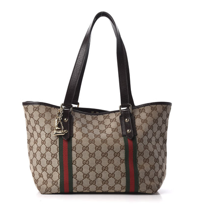 Gucci Monogram Medium Jolicoeur Tote Dark Brown 1 of 8