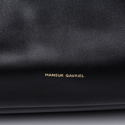 Mansur Gavriel Lambskin Cloud Clutch Black Flamma 13 of 13