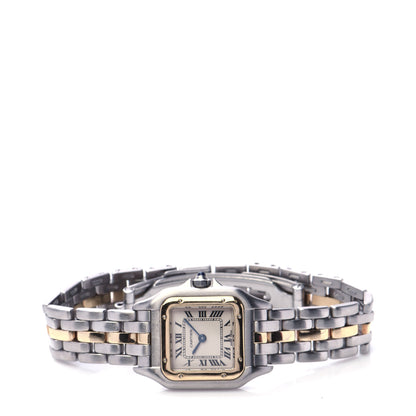 Cartier Stainless Steel 18K Yellow Gold 22mm Panthere Quartz Watch 2 of 6