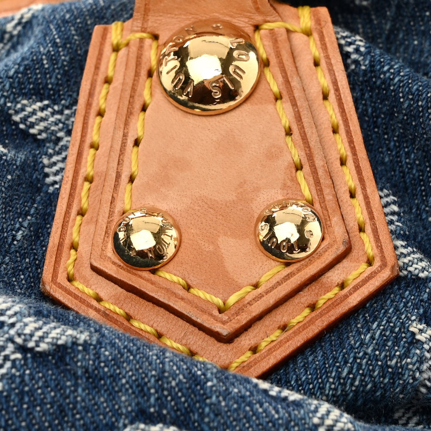 Monogram Denim Pleaty Blue