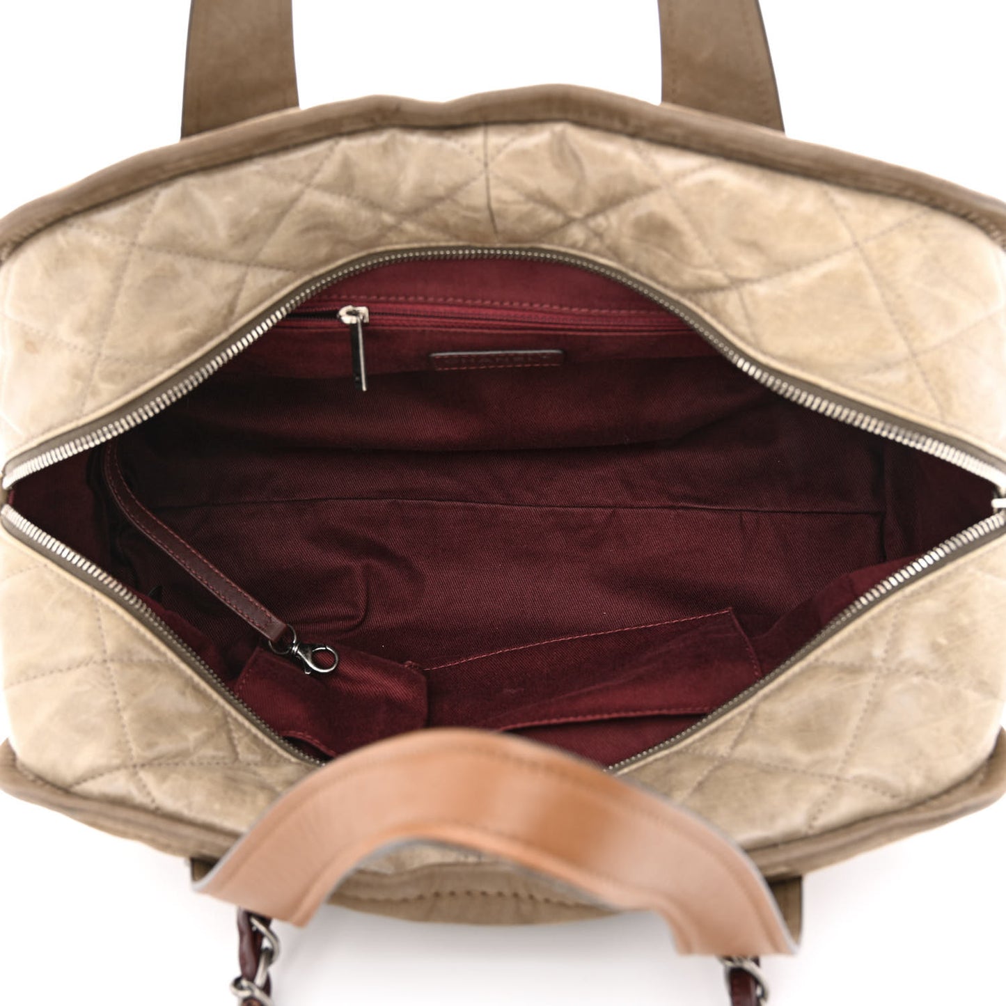 Iridescent Calfskin In The Mix Bowler Brown