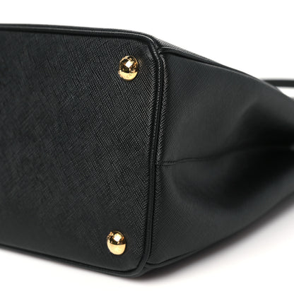 Prada Saffiano Lux Large Galleria Double Zip Tote Black 9 of 9