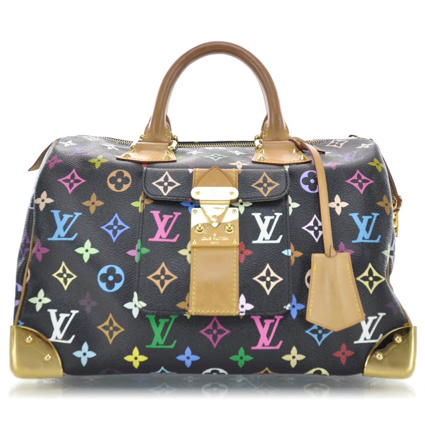 Monogram Multicolor Speedy 30 Black