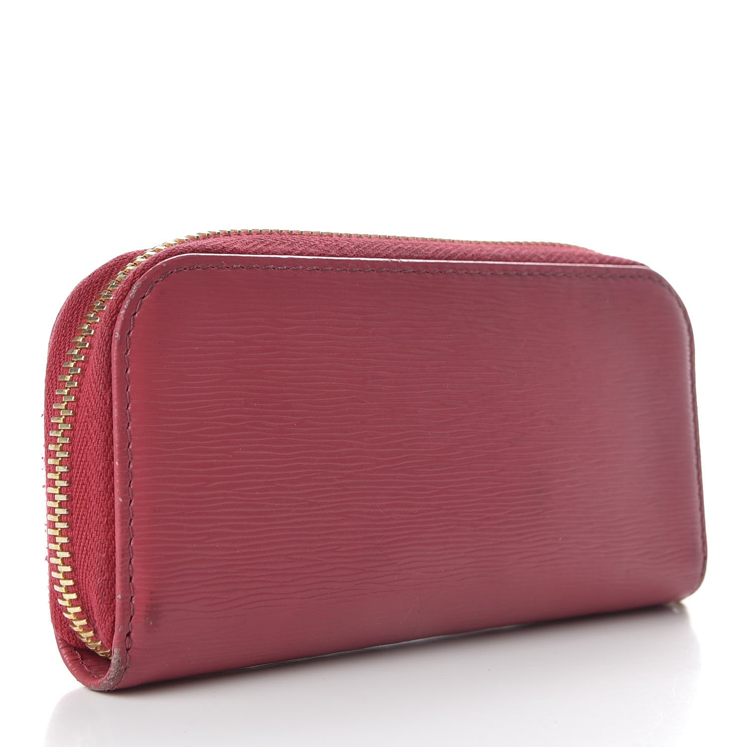 Prada Vitello Move Metal Zip Around 6 Key Holder Ibisco 3 of 9