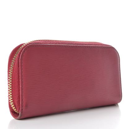 Prada Vitello Move Metal Zip Around 6 Key Holder Ibisco 3 of 9