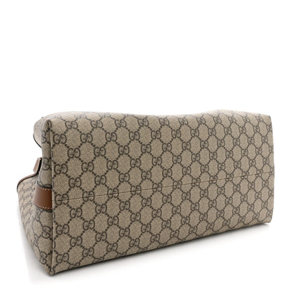 Gucci GG Icon Monogram Padlock Shoulder Bag Beige Dark Brown 4 of 10