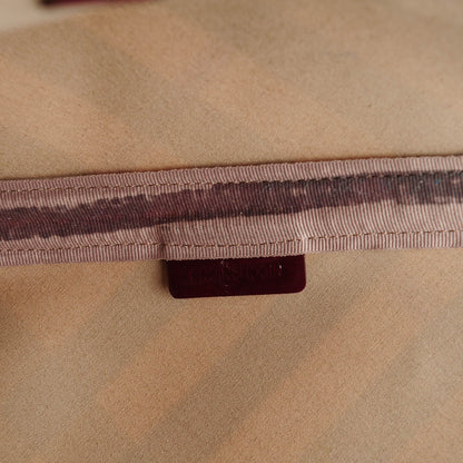 Burberry Patent Trim Nova Check Medium Shopper Tote Red 9 of 10