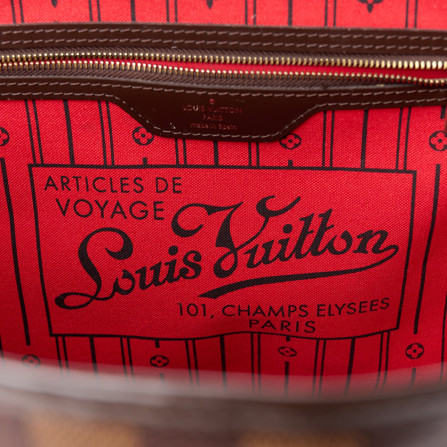 Louis Vuitton LOUIS VUITTON Damier Ebene Neverfull MM 6 of 10