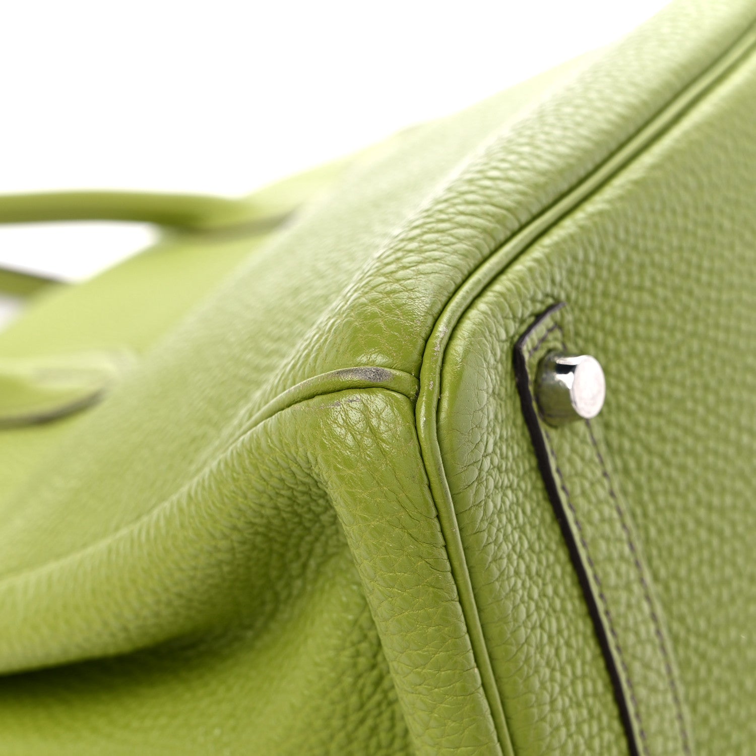 Hermes Togo Birkin 30 Vert Anis 10 of 18