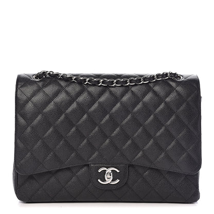 Chanel Caviar Quilted Maxi Double Flap Black 1 of 12