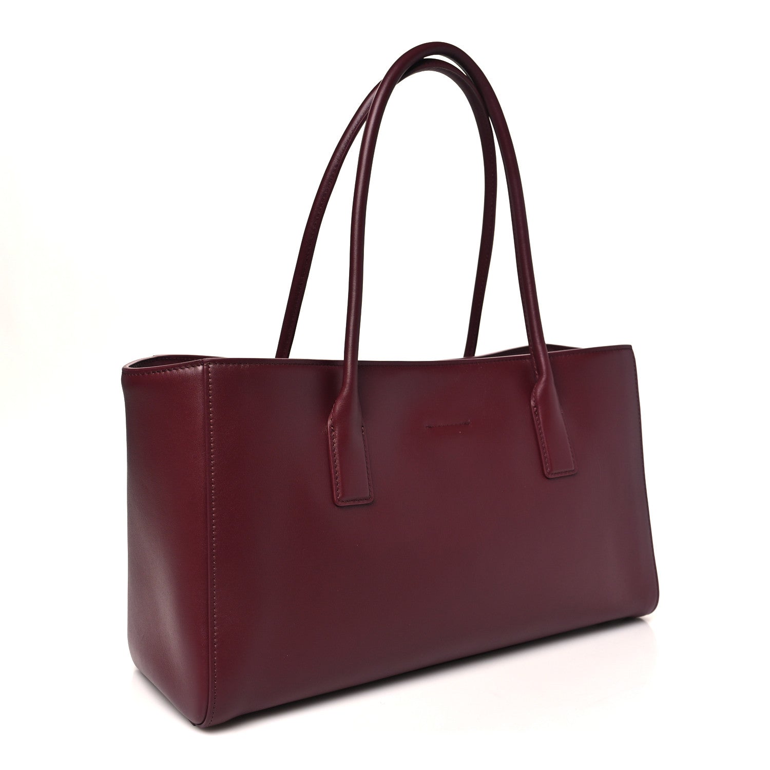 Chanel Calfskin Archetype Small Shopping Tote Dark Burgundy 3 of 10