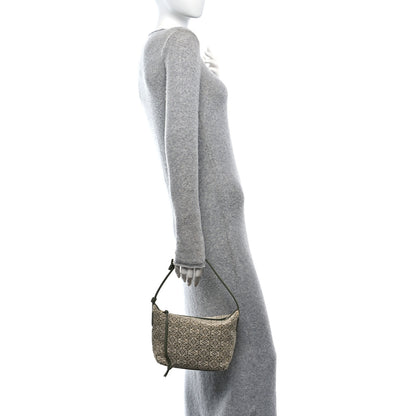 Loewe Jacquard Anagram Calfskin Small Cubi Bag Avocado Green 3 of 9