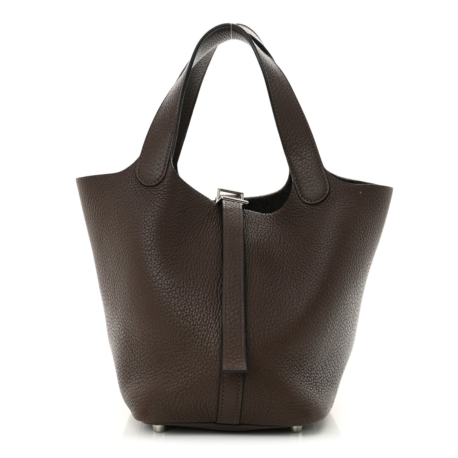 Hermes Taurillon Clemence Picotin 18 PM Cafe 1 of 10