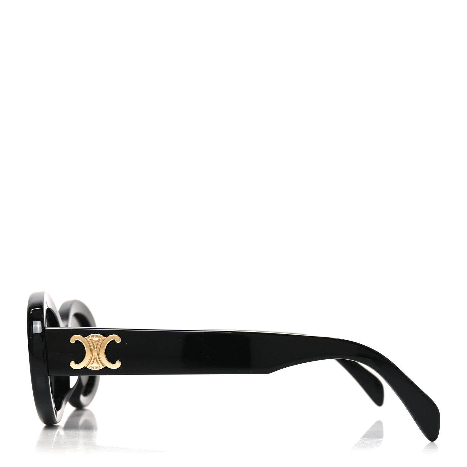 Celine Acetate Triomphe 01 Sunglasses CL 40194U Black 3 of 7