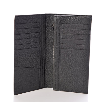Fendi Cuoio Romano Stamp Patch Continental Wallet Asfalto 5 of 8