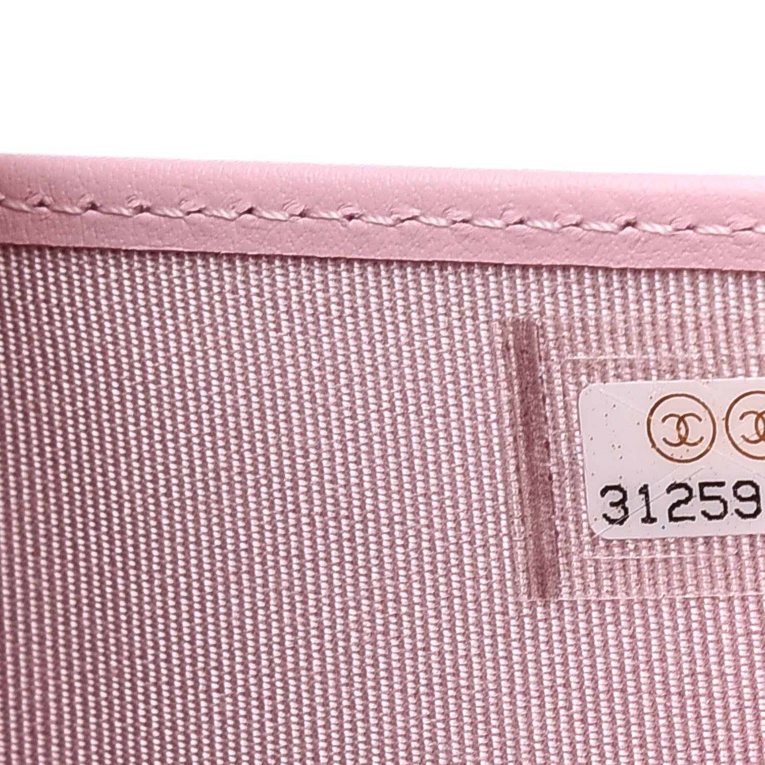 Chanel Caviar Quilted Compact Flap Wallet Light Pink 7 of 8