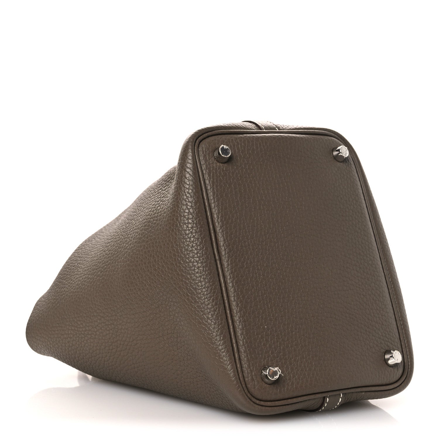 Hermes Taurillon Clemence Picotin Lock 18 PM Etoupe 4 of 11