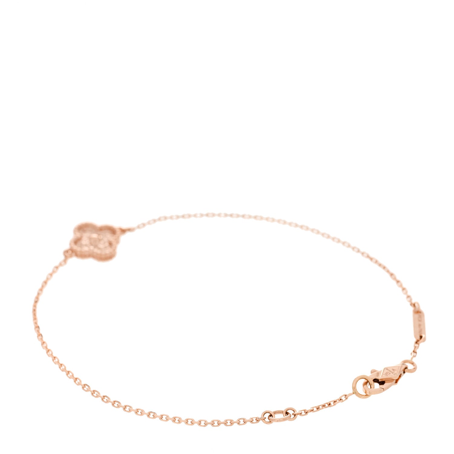 Van Cleef & Arpels 18K Rose Gold Sweet Alhambra Bracelet 2 of 5