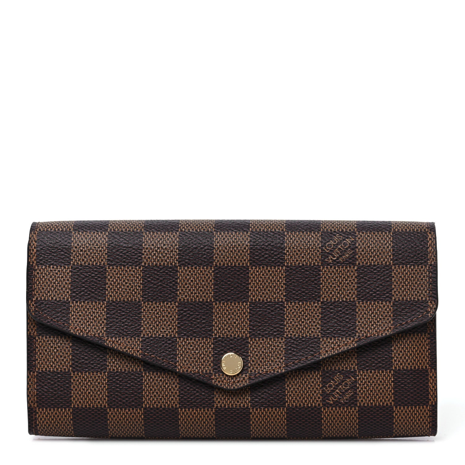 Louis Vuitton Damier Ebene Sarah Wallet NM 1 of 7