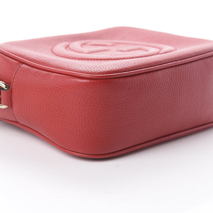 Gucci Pebbled Calfskin Small Soho Disco Bag Tabasco Red 5 of 8