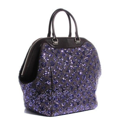 Louis Vuitton Sequin Monogram Sunshine Express North South Purple 3 of 9