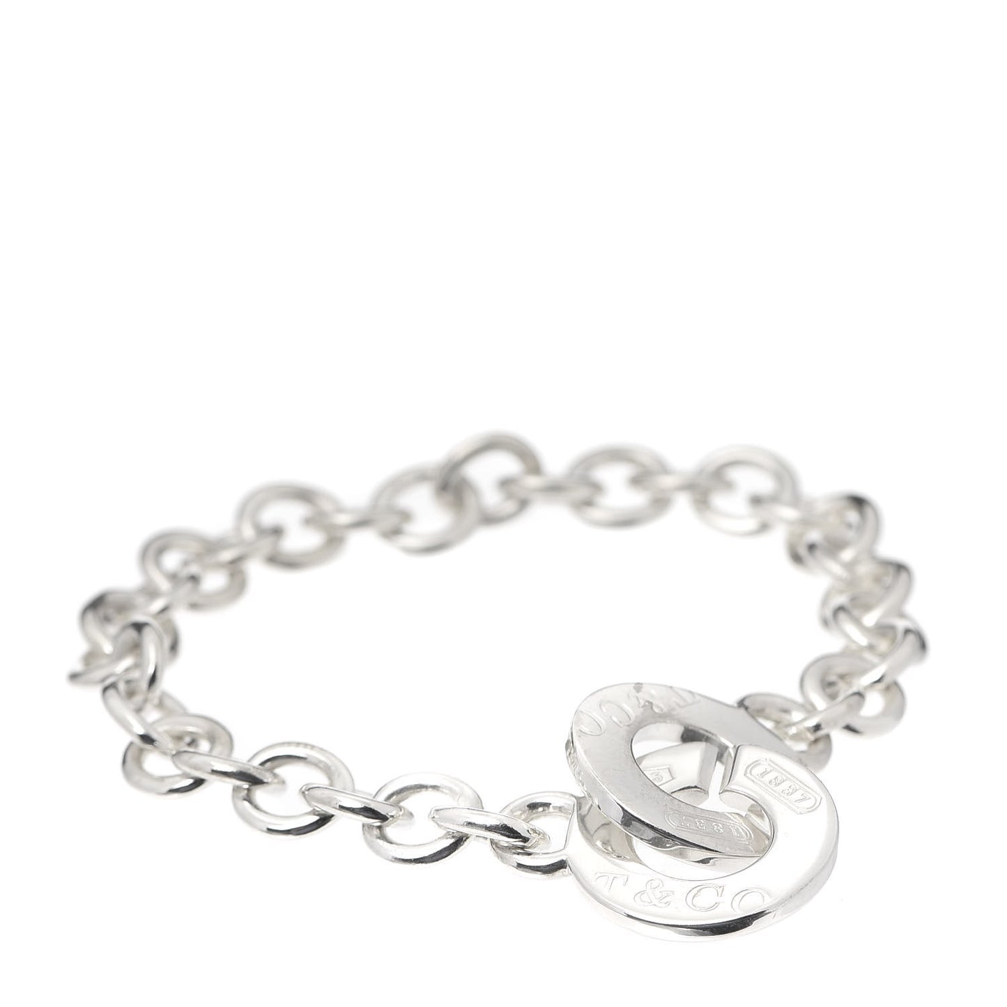 Sterling Silver 1837 Circle Clasp Bracelet