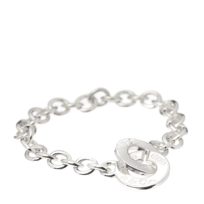 Tiffany Sterling Silver 1837 Circle Clasp Bracelet 1 of 5