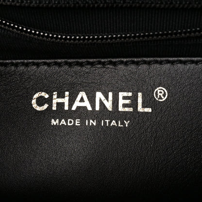 Chanel Tweed Quilted Mini Square Pearl Crush Flap Black 6 of 12