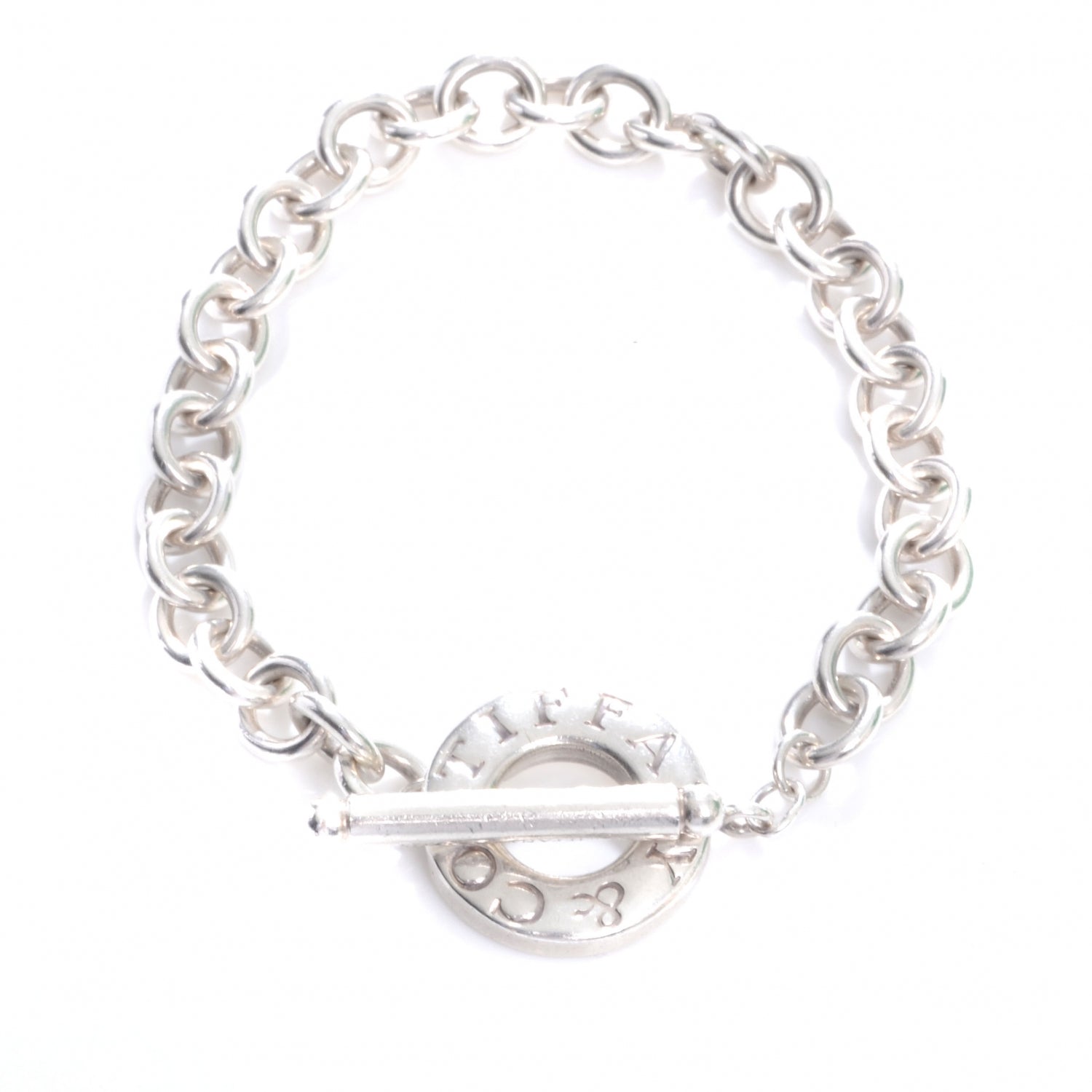 Tiffany Sterling Silver Toggle Bracelet 1 of 4