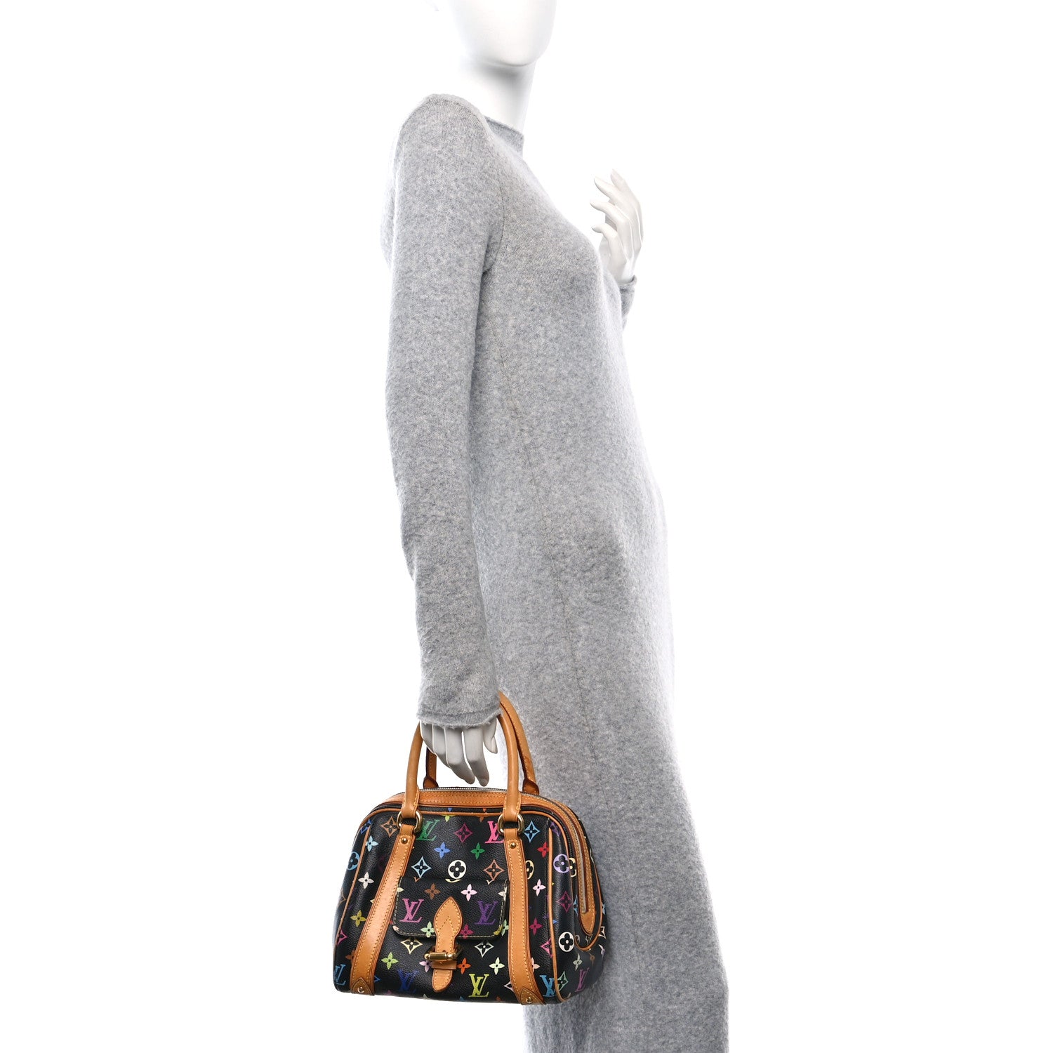 Louis Vuitton Monogram Multicolor Priscilla Black 2 of 11
