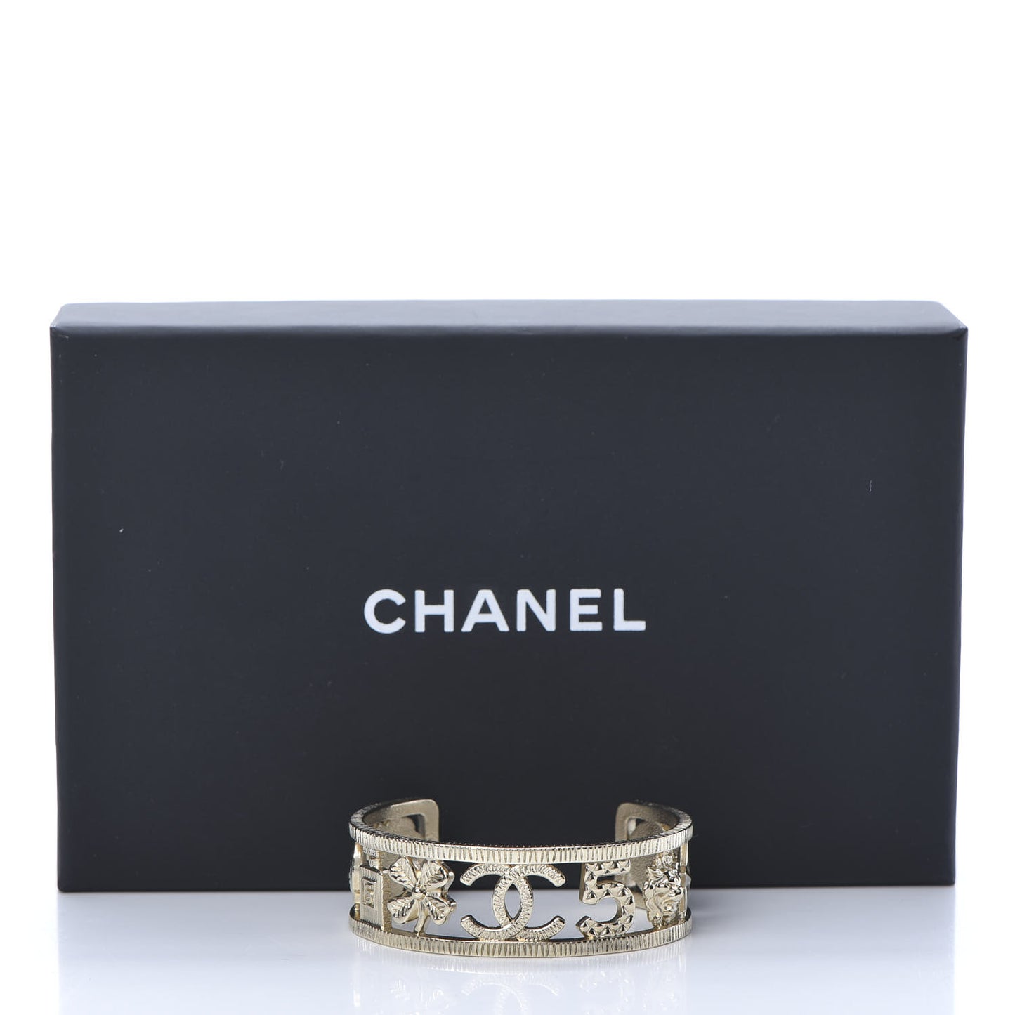 CC Charms Cuff Bracelet Gold