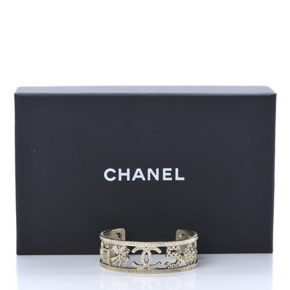 Chanel CC Charms Cuff Bracelet Gold 5 of 5