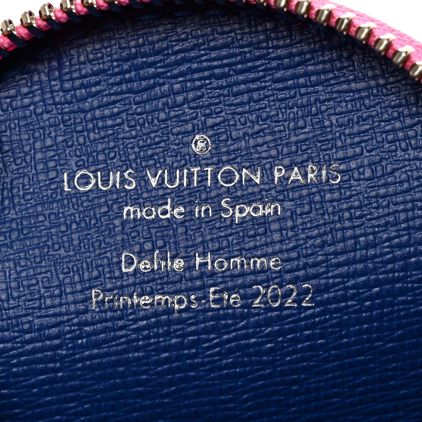 Taurillon Illusion Trio Coin Purse Bleu Rose