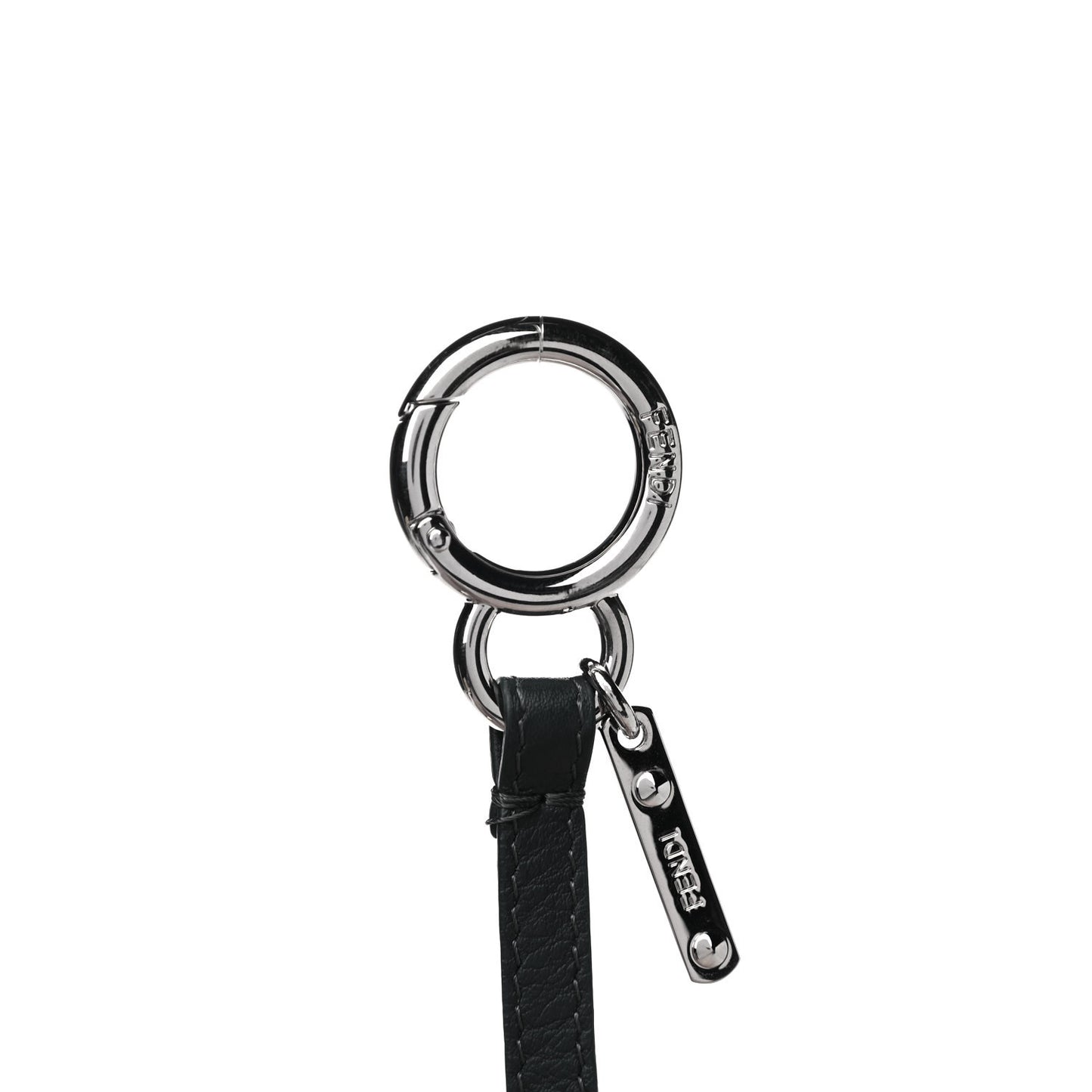 Fox Fur Calfskin Hypnoteyes Coin Purse Bag Charm Palmspring English Green