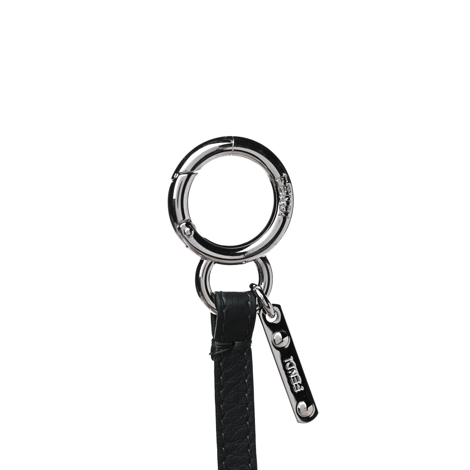 Fendi Fox Fur Calfskin Hypnoteyes Coin Purse Bag Charm Palmspring English Green 5 of 6