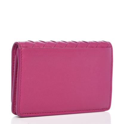 Bottega Veneta Nappa Intrecciato Card Holder Peony 3 of 8