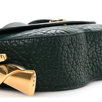 Burberry Grain Calfskin Small Chess Satchel Bag Vine 9 of 10